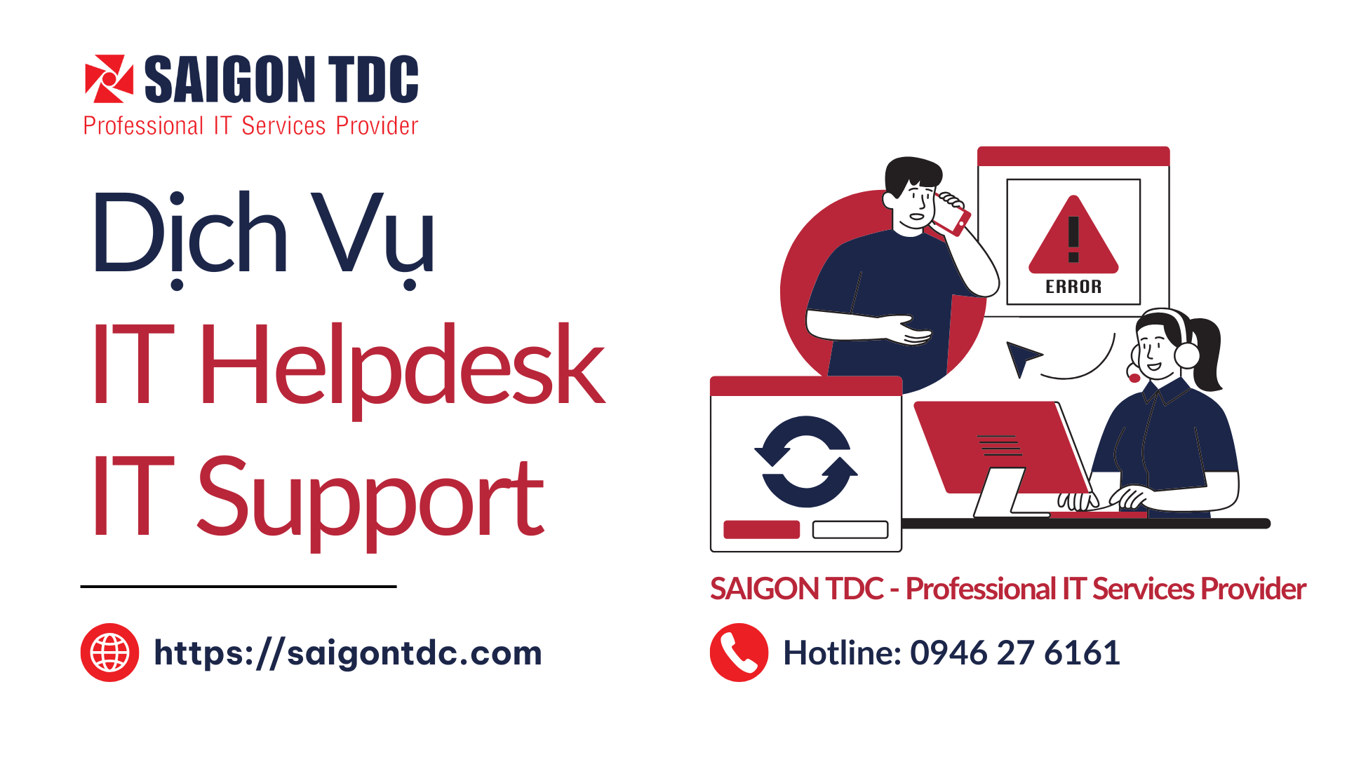 Dịch Vụ IT Helpdesk cho doanh nghiệp vừa và nhỏ