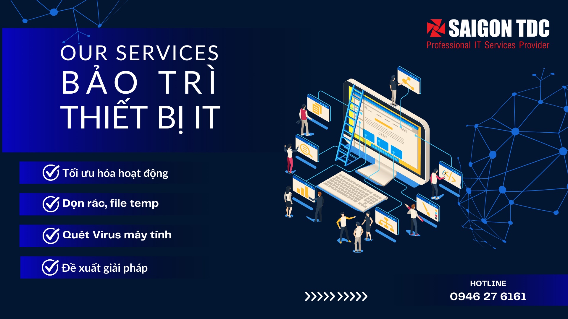 DỊCH VỤ BẢO TRÌ THIẾT BỊ IT