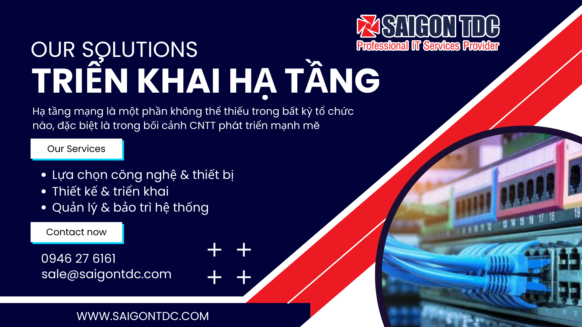 Triển khai hạ tầng mạng tại doanh nghiệp