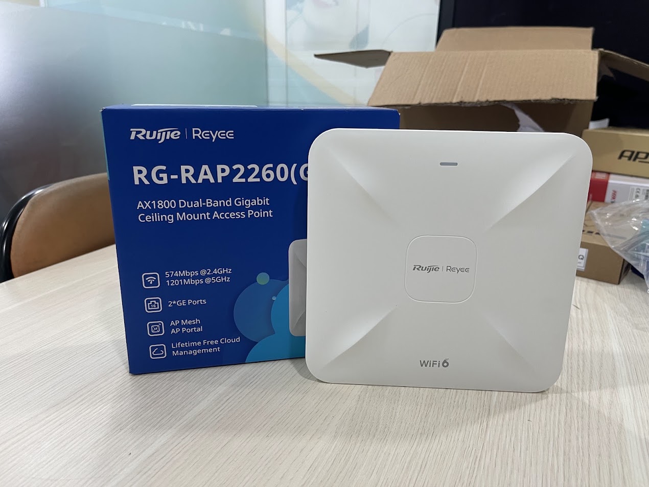 Đánh Giá Access Point Ruijie Reyee RG-RAP2260(E) WiFi 6 | SaiGon TD...