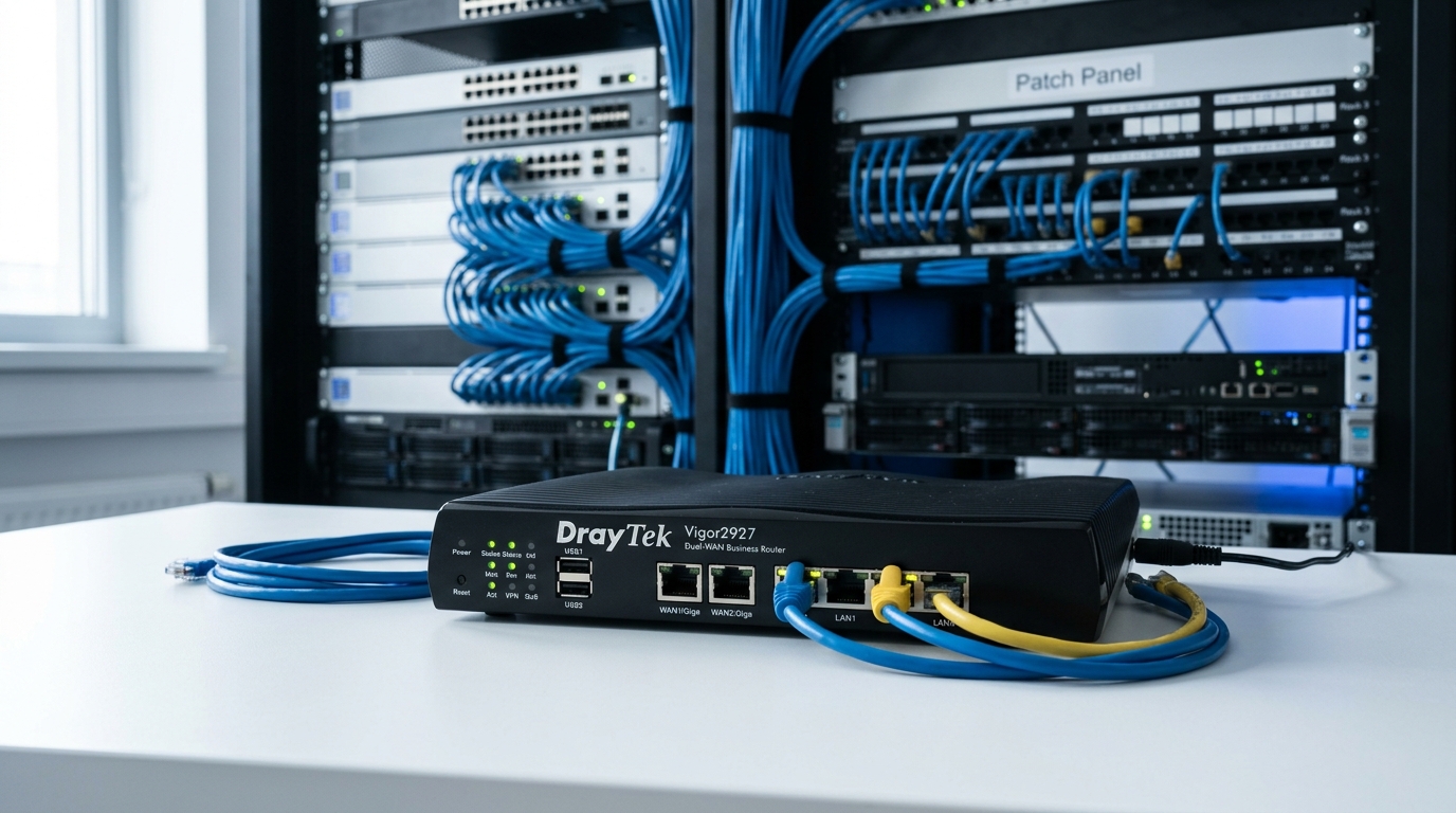 Đánh Giá Router DrayTek Vigor2927: Cân Bằng Tải Đa Đường Truyền Thực Tế Cho 100 User