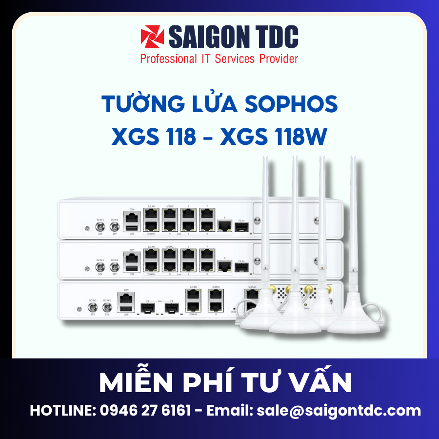 Tường lửa Sophos XGS 118 - XGS 118w