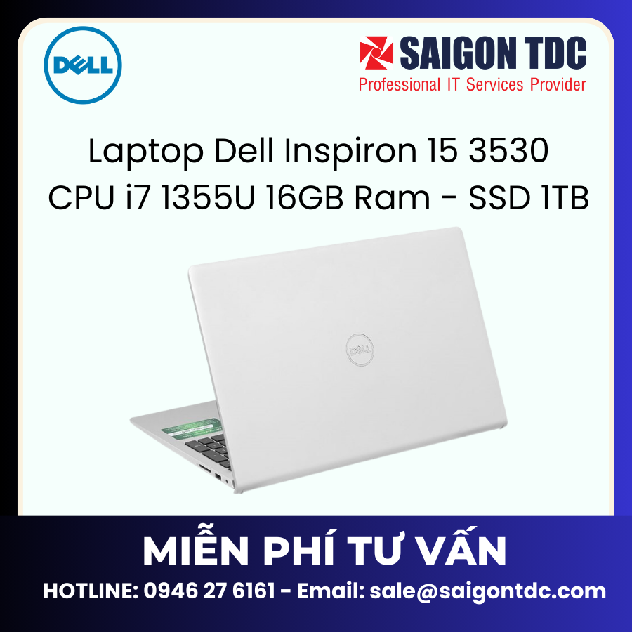 Laptop Dell Inspiron 15 3530 i7-1355U 16GB Ram - SSD 1TB