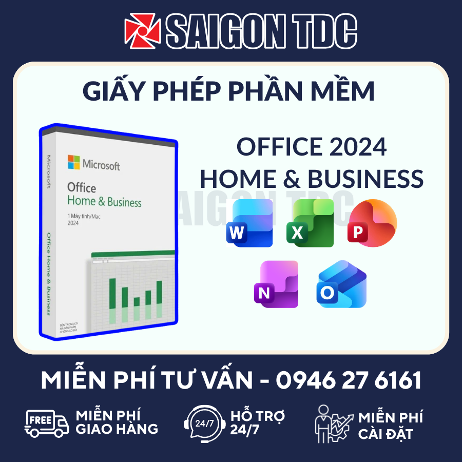 Phần Mềm Microsoft Office Home & Business 2024