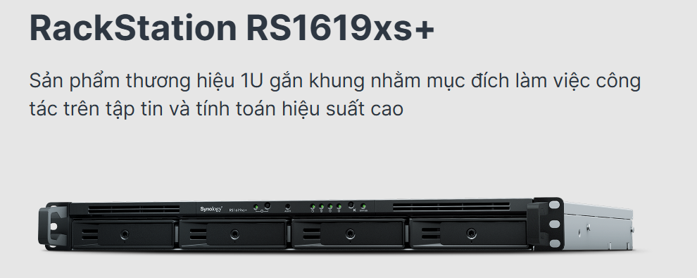 NAS Synology RackStation RS1619xs+