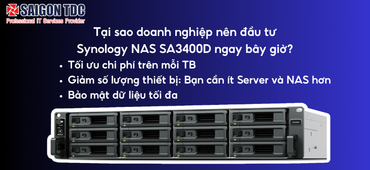 Lợi ích kinh tế khi đầu tư SA3400D cho doanh nghiệp